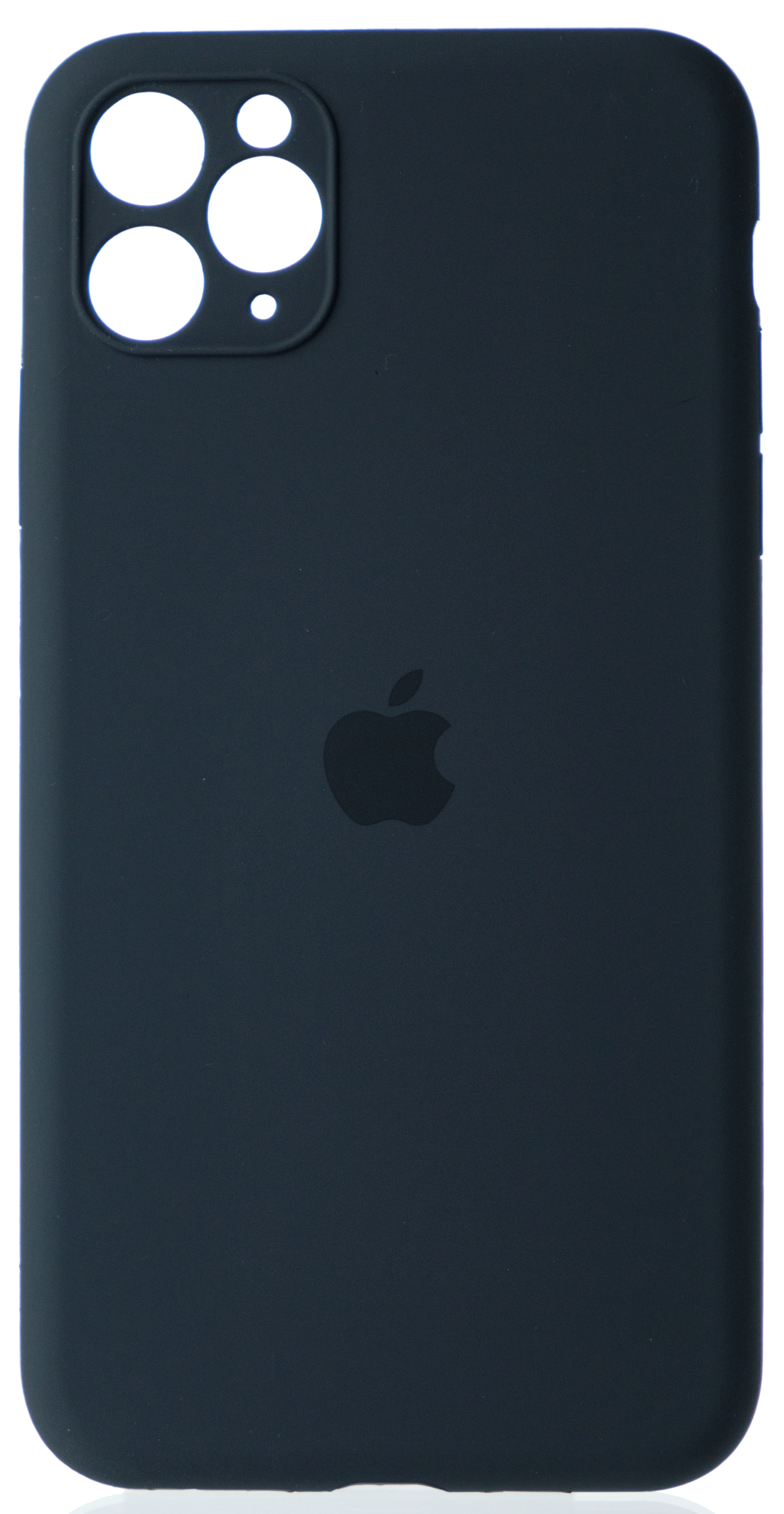 Чехол Silicone Case полная защита для iPhone 11 Pro Max темно-серый